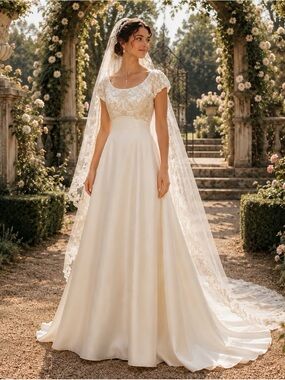 Alfred Angelo Empire Waist Wedding Gown